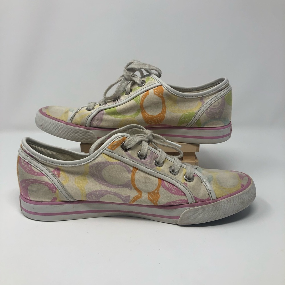 Coach Dee Multicolored Sneaker Canvas Size 8B